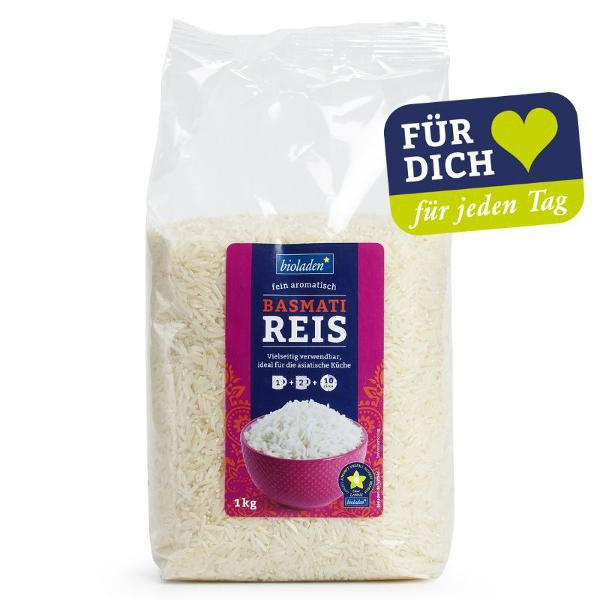 Produktfoto zu Basmati Reis 1kg