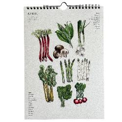 Produktfoto zu Saisonkalender mit Rezepten, Spiralenbindung