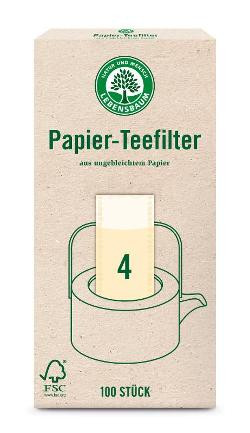 Produktfoto zu Teefilter Größe 4, Papier