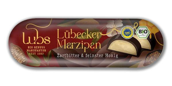 Produktfoto zu Marzipanbrot Vollmilchschokolade 50g