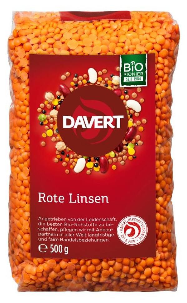 Produktfoto zu Rote Linsen 8x500g