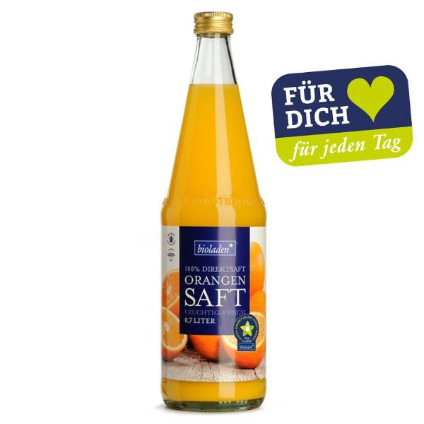 Produktfoto zu ORANGENSAFT bioladen 6 x 0,7L