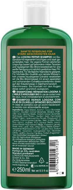 Produktfoto zu Repair Pflege Shampoo Sanddorn 250ml