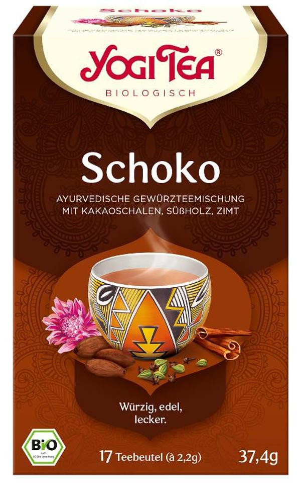 Produktfoto zu Yogi Schoko Tee, 17 Beutel