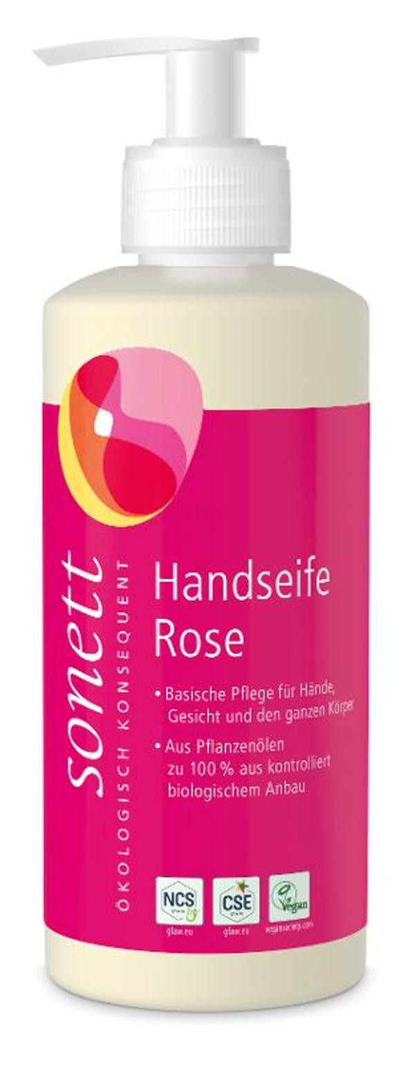 Produktfoto zu Handseife fl. 300ml, Rose