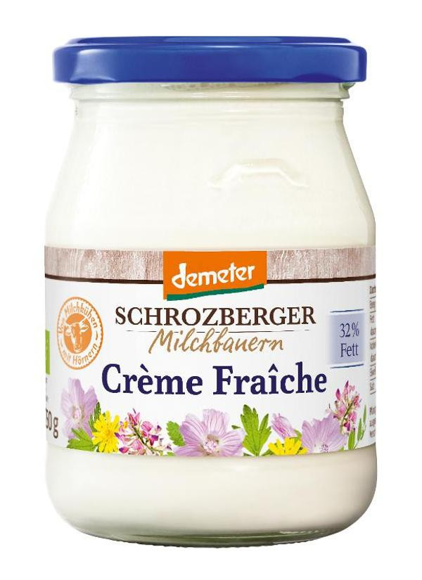 Produktfoto zu Creme fraiche 250g Glas 32% Schrozberger