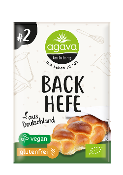 Produktfoto zu Backhefe Agava 9g