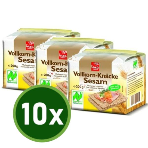 Produktfoto zu KNÄCKEBROT Sesam VK 10x200g