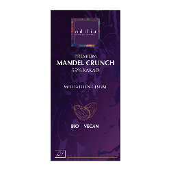 Produktfoto zu Bio Schokolade Mandel Crunch 70g