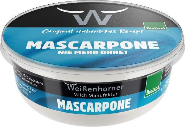 Produktfoto zu Mascarpone Weißenhorn 250g