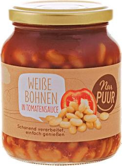 Produktfoto zu Weiße Bohnen in Tomatensauce 6x350g