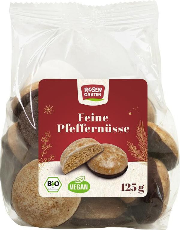 Produktfoto zu Pfeffernüsse mit Zartbitterschokolade 125g