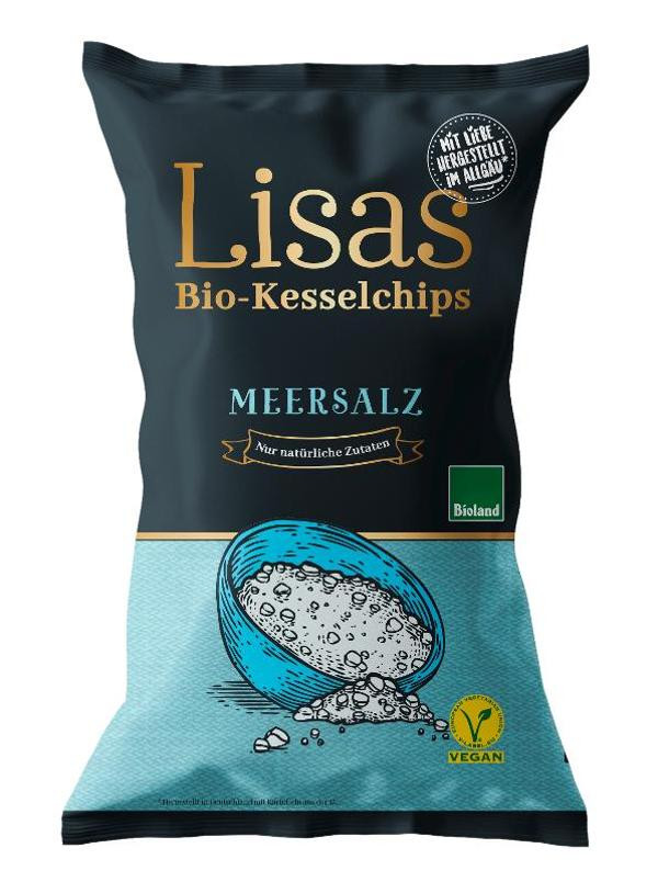 Produktfoto zu Meersalz Kesselchips 125g