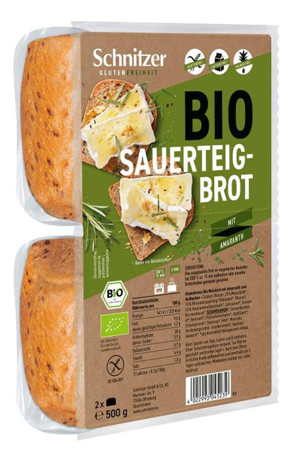 Produktfoto zu Sauerteigbrot mit Amaranth glutenfrei