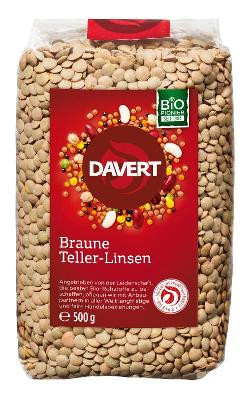 Produktfoto zu Braune Tellerlinsen, 500g