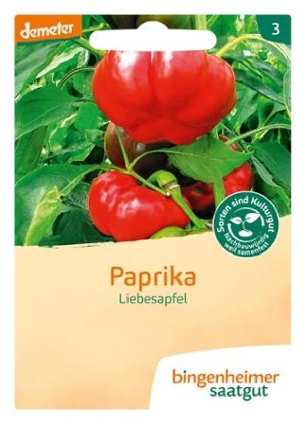 Produktfoto zu Saatgut Paprika Liebesapfel