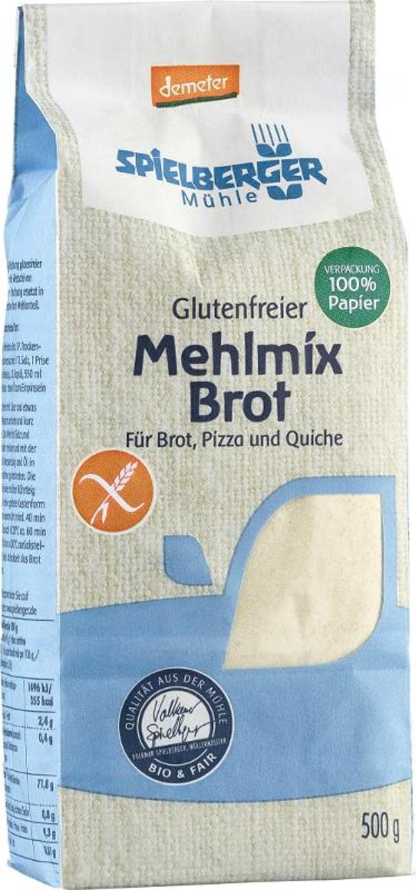 Produktfoto zu Mehlmix Brot dunkel gf 500g