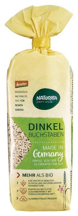 Produktfoto zu Buchstabennudeln Dinkel 250g