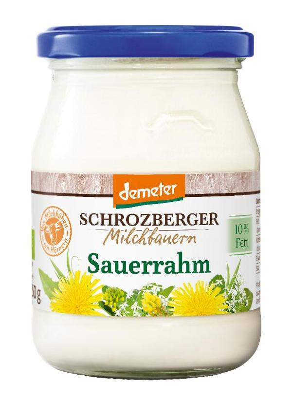 Produktfoto zu Sauerrahm 250g Glas 10% SBG