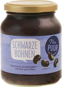 Produktfoto zu Schwarze Bohnen 350g