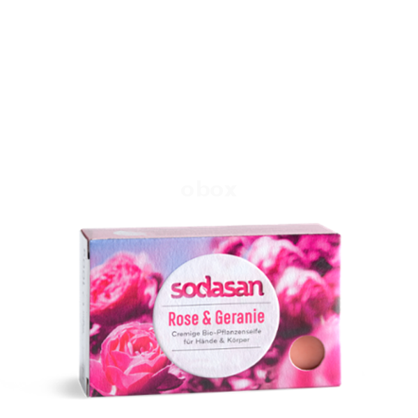 Produktfoto zu Seife Rose & Geranie 100g