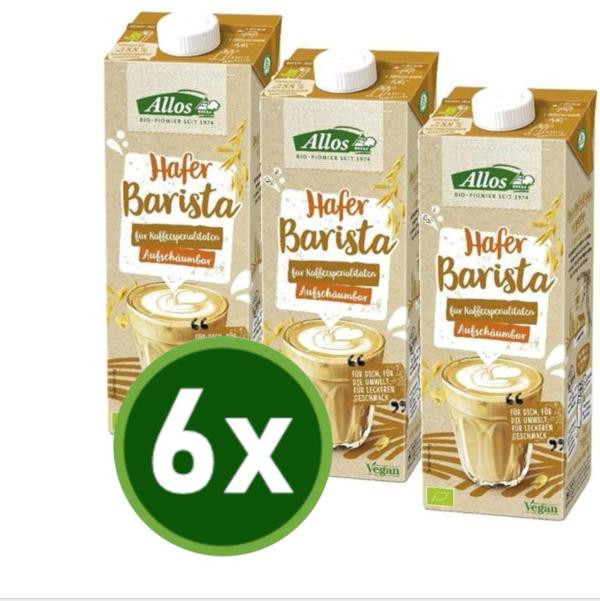 Produktfoto zu HAFER BARISTA DRINK 6x1L, Allos