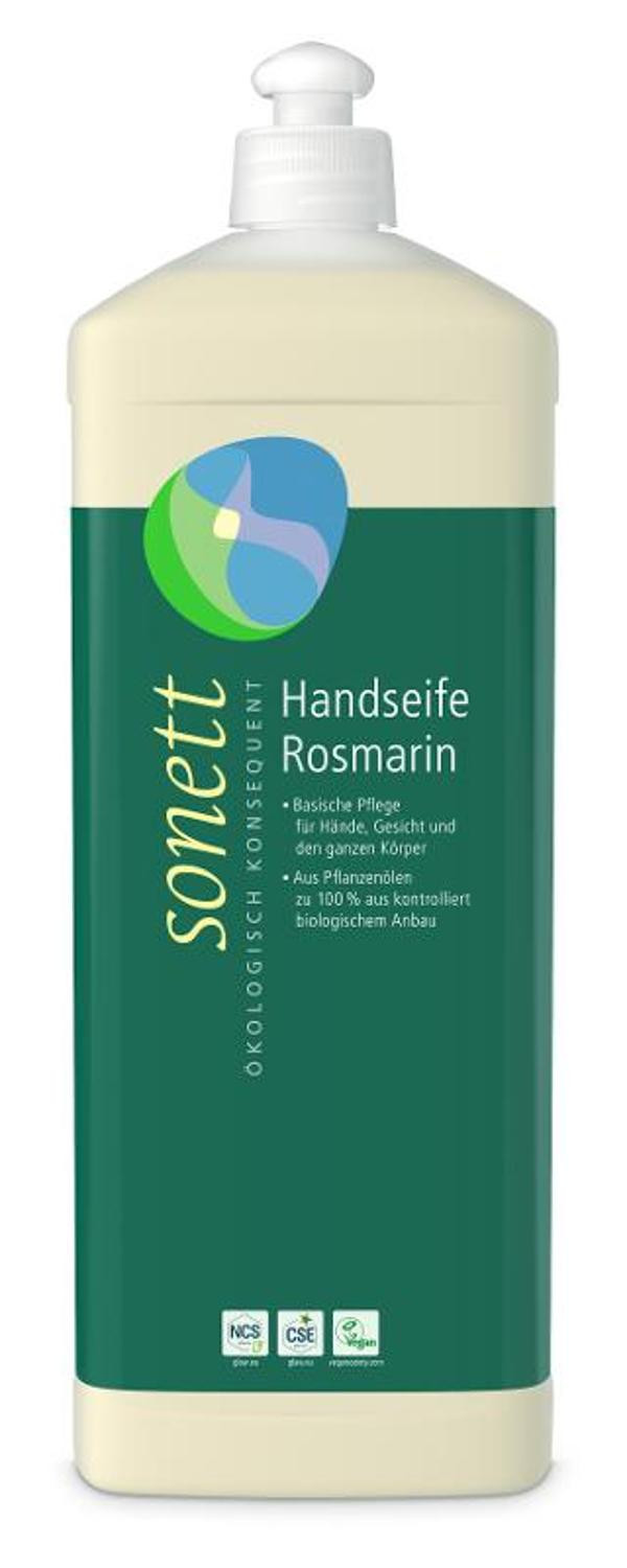 Produktfoto zu Handseife Rosmarin flüssig Nachfüll 1L