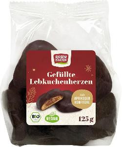 Produktfoto zu Lebkuchenherzen gefüllt vegan, 125g