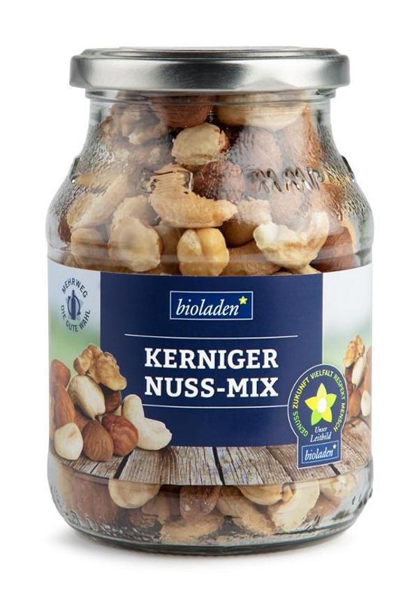 Produktfoto zu Kerniger Nuss-Mix im Glas 280g