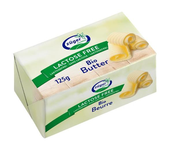 Produktfoto zu BUTTER LAKTOSEFREI 6x125g