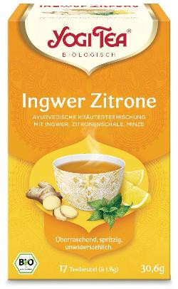 Produktfoto zu Yogi Ingwer Zitrone Tee 17 Btl