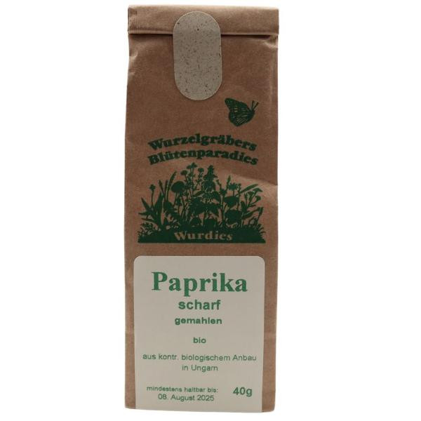 Produktfoto zu Paprika scharf 40g gemahlen