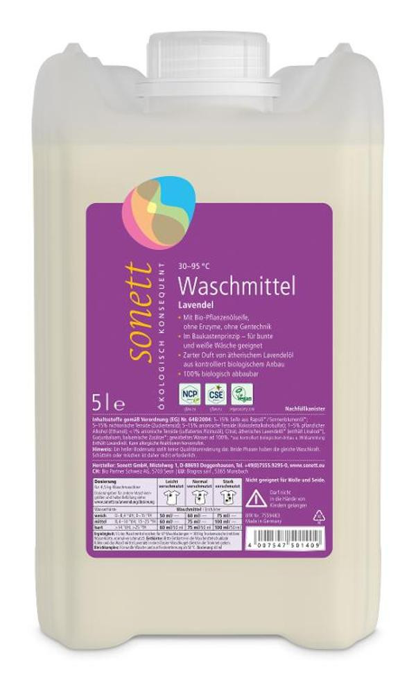 Produktfoto zu Waschmittel 5L flüss. Lavendel