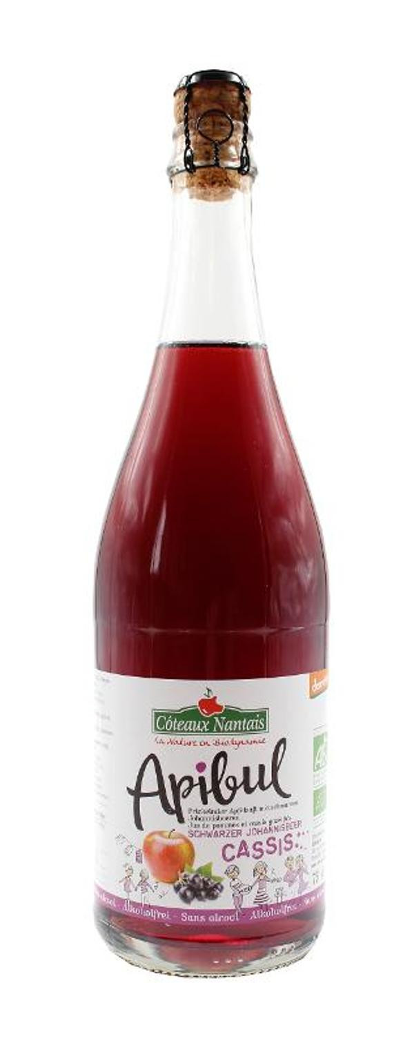 Produktfoto zu Apibul Apfel schwarze Johannisbeere, alkoholfrei, 0,75l