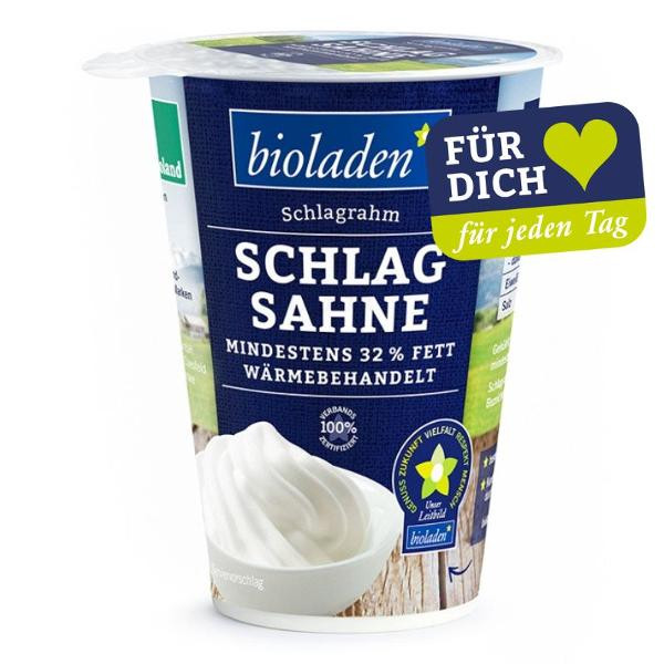 Produktfoto zu Schlagsahne 200g Becher 32%