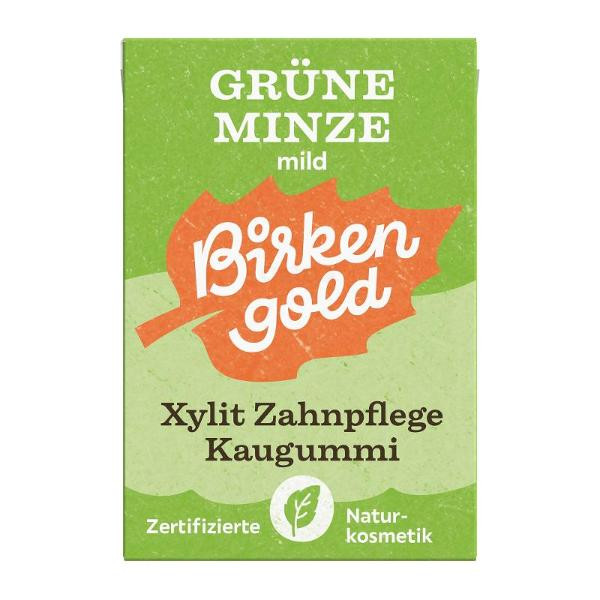 Produktfoto zu Zahnpflege Kaugummi Grüne Minze 28g