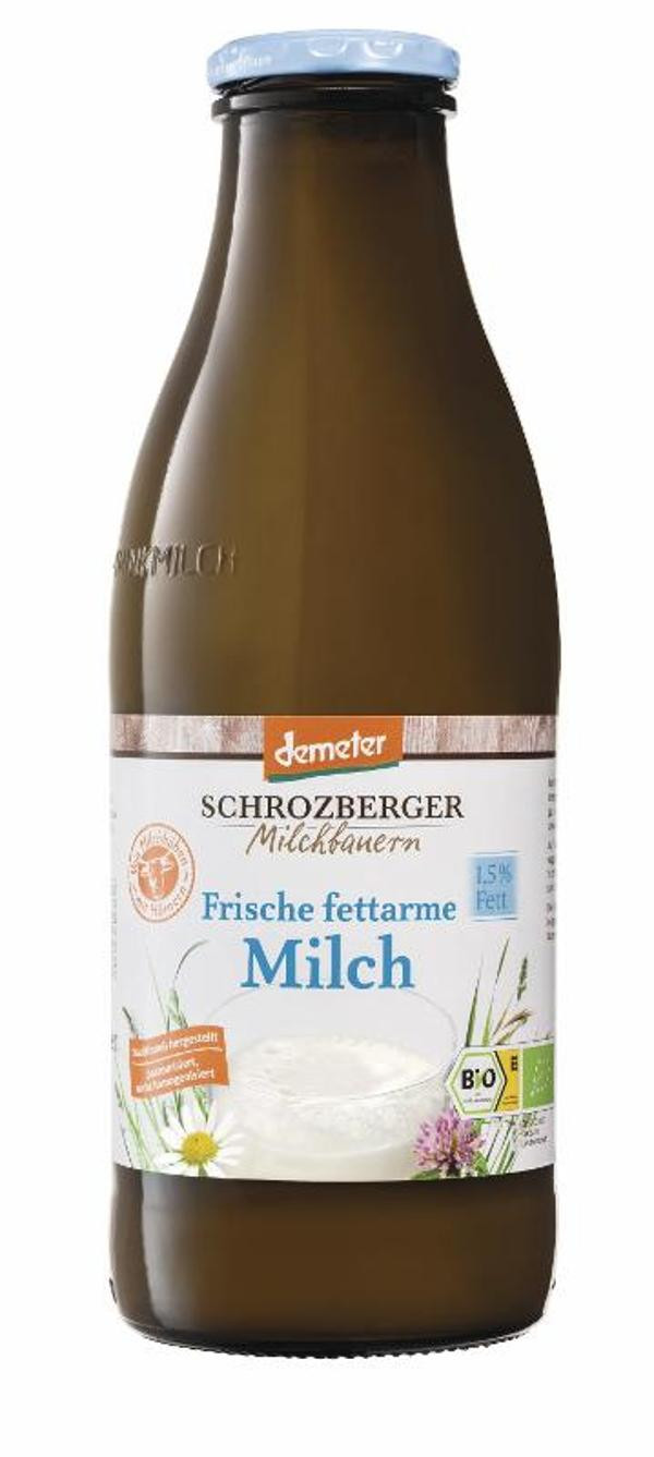 Produktfoto zu Frische Milch 1,5% Flasche 1 L