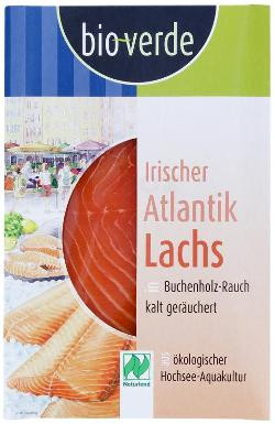 Produktfoto zu Irischer Atlantik Lachs kaltgeräuchert, 100g